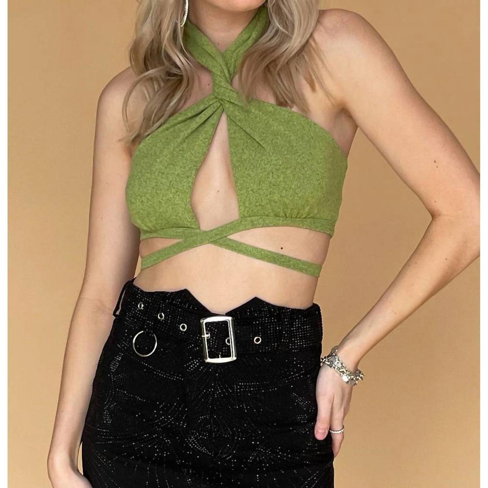 NEW CELLECCI in my element top in fern
